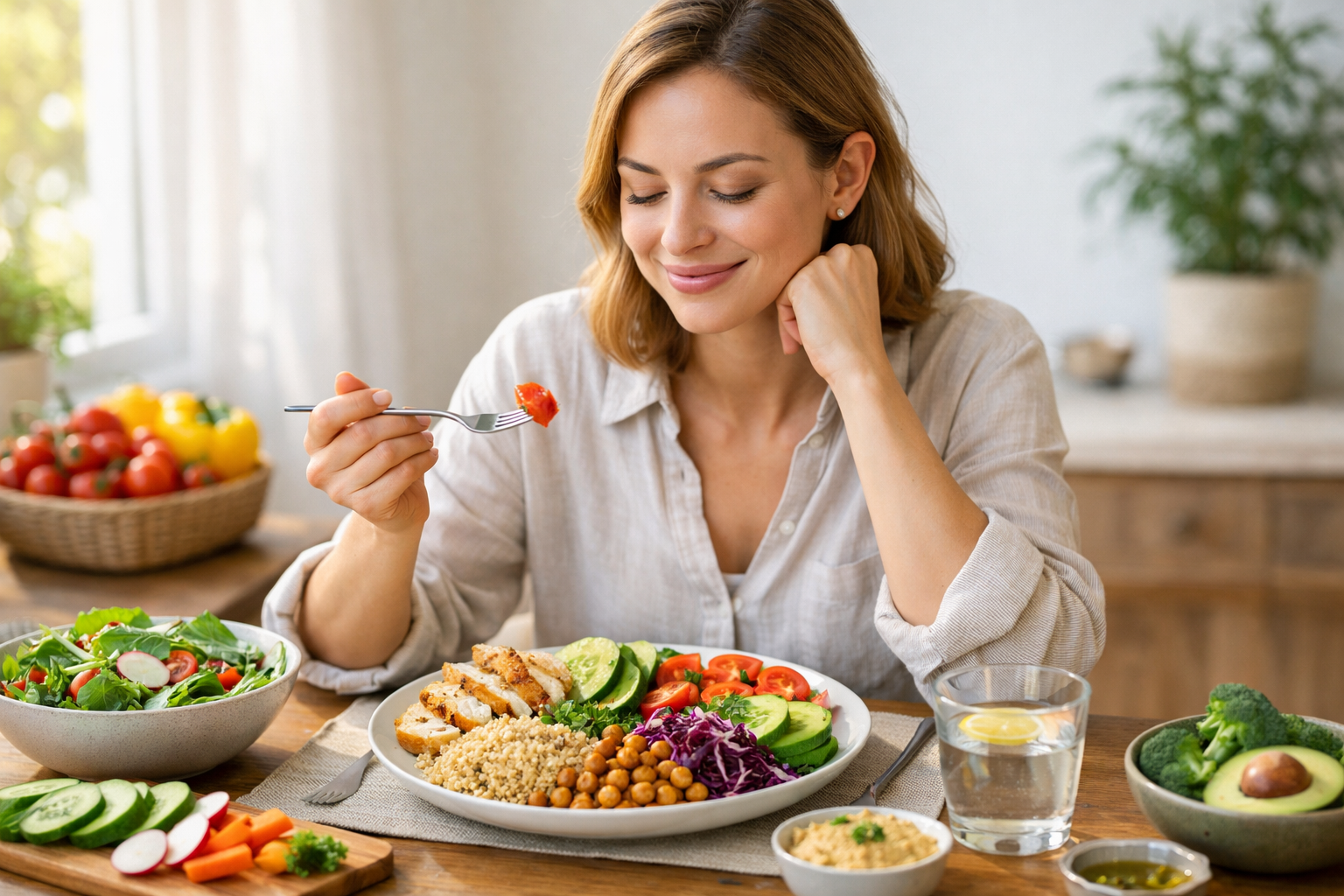 Vyvážené jídlo — naslouchejte svému tělu